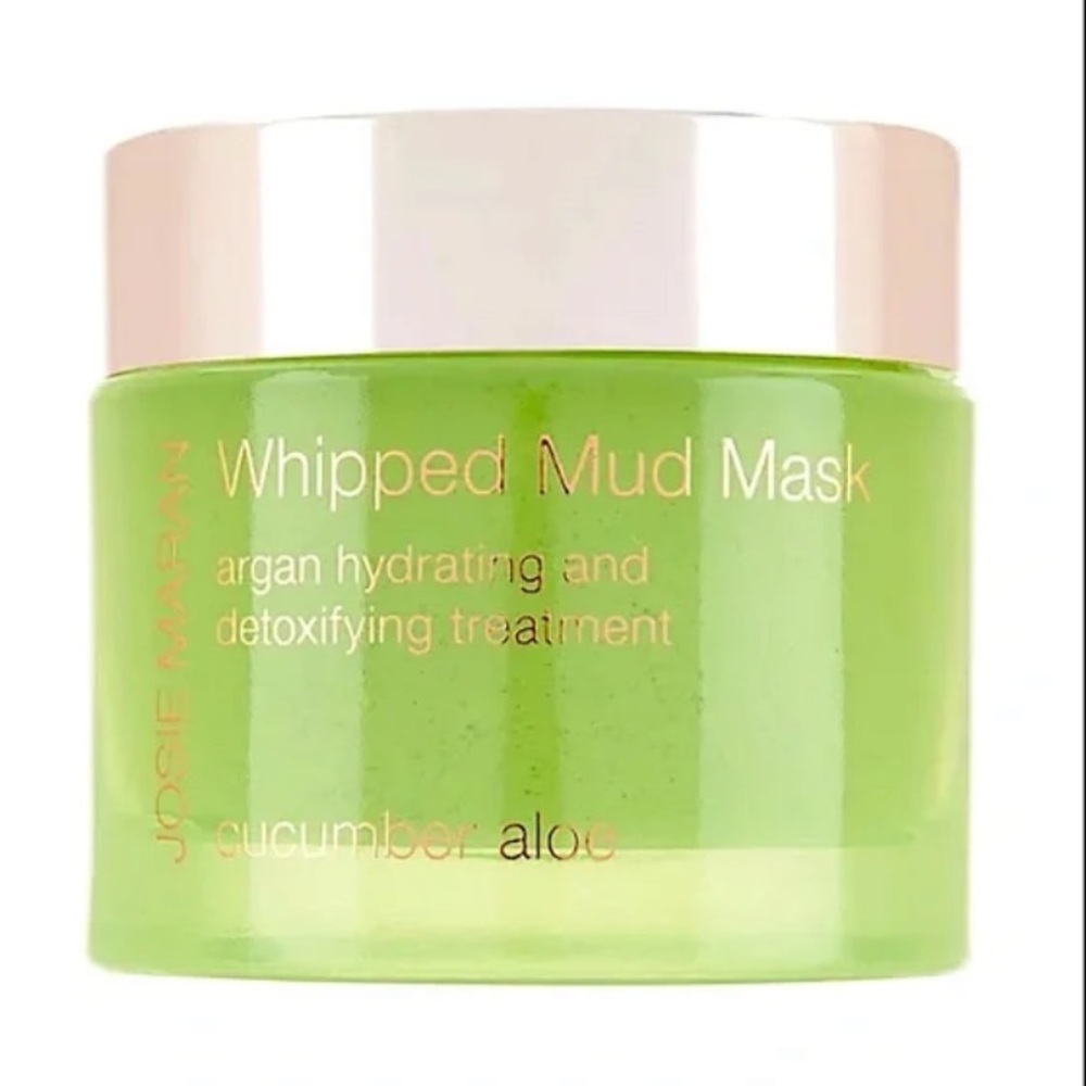 NEW Mask Josie Maran Whipped Mud Mask hydrating detoxifying cucumber aloe argan